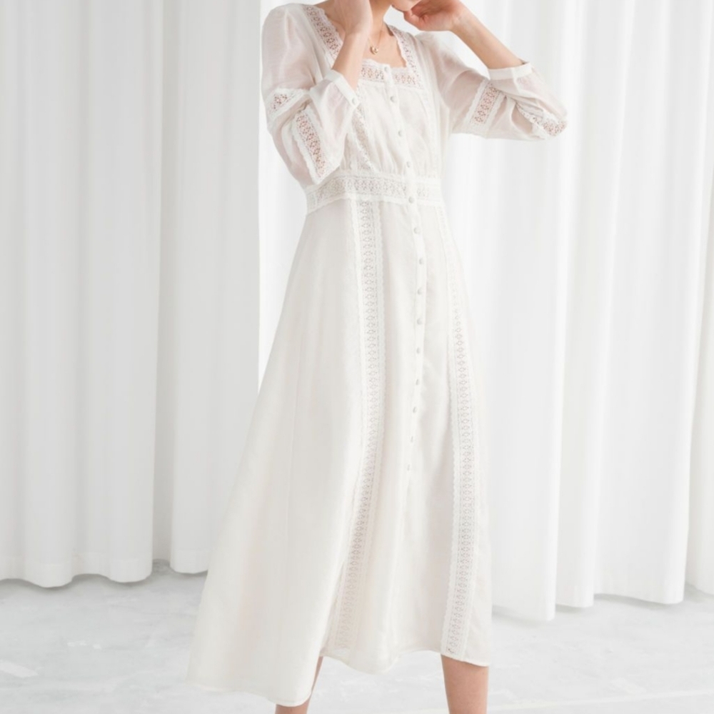 & Other Stories White Summer dress